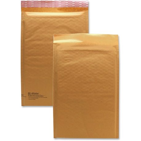 Sealed Air JiffyLite Cellular Cushioned Mailers - Bubble - 3 - 8 1/2" Width x 14 1/2" Length - Peel & Seal - Kraft - 25 / Carton