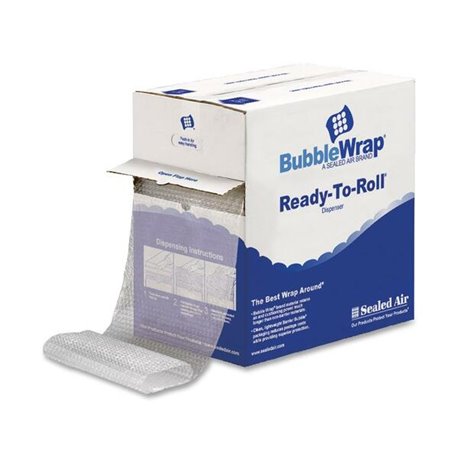 Sealed Air Bubble Wrap Multi-purpose Material - 12" Width x 100 ft Length - 187.5 mil Thickness - 1 Wrap(s) - Lightweight, Perfo