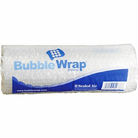 Sealed Air Bubble Wrap Multi-purpose Material - 12" Width x 10 ft Length - 1 Wrap(s) - Lightweight, Perforated - Clear - 1 / Rol