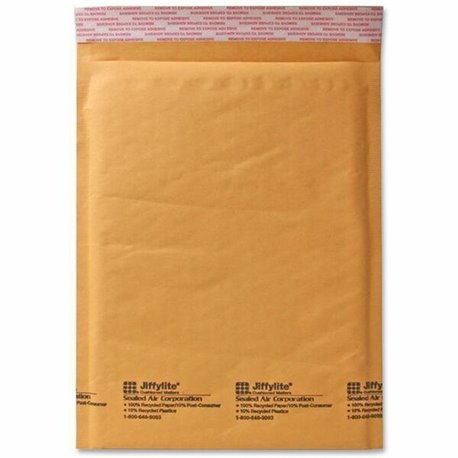 Sealed Air JiffyLite Cellular Cushioned Mailers - Bubble - 2 - 8 1/2" Width x 12" Length - Peel & Seal - Kraft - 100 / Carton - 