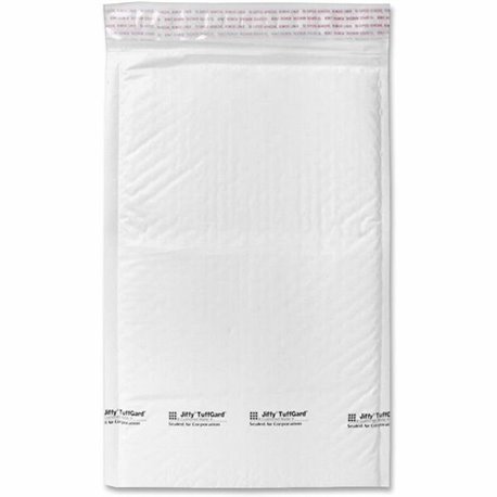 Sealed Air Tuffgard Premium Cushioned Mailers - Bubble - 1 - 7 1/4" Width x 12" Length - Peel & Seal - Poly - 25 / Carton - Whit