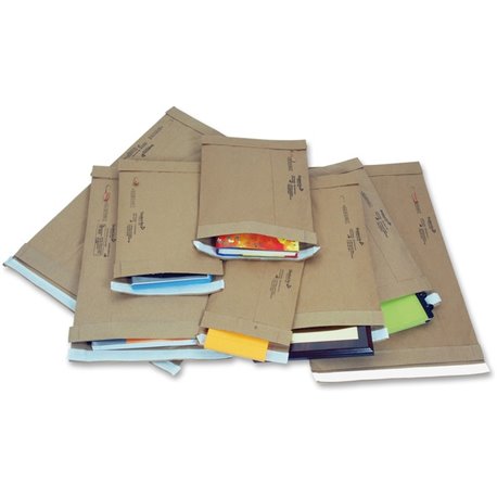 Jiffy Mailer Jiffy Padded Mailers - Multipurpose - 1 - 7 1/4" Width x 12" Length - Flap - Kraft - 100 / Carton - Natural Kraft, 