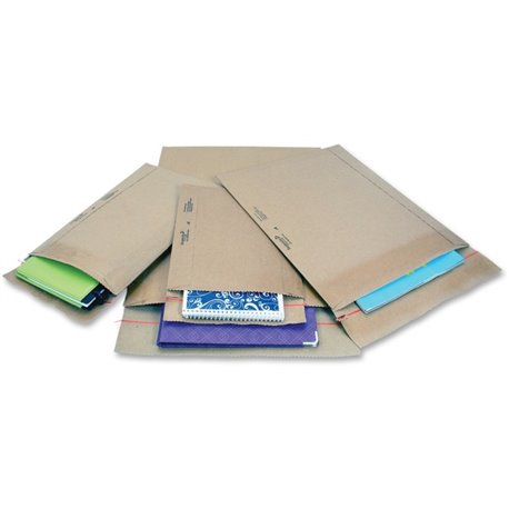 Jiffy Mailer Padded Self-seal Mailers - Multipurpose - 0 - 6" Width x 10" Length - Self-sealing Flap - Kraft - 25 / Carton - Nat