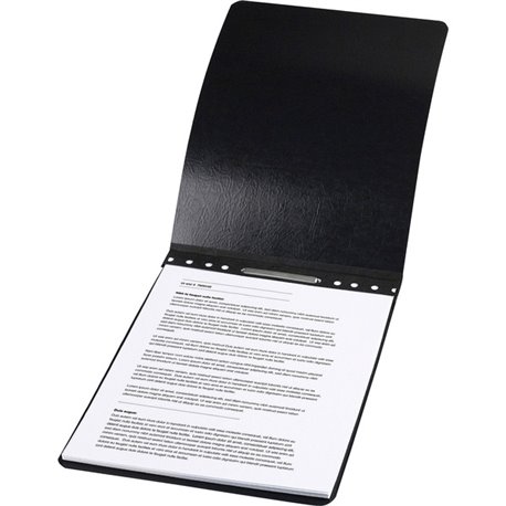 ACCO Presstex Letter Recycled Report Cover - 3" Folder Capacity - 8 1/2" x 11" - Folder - Presstex, Tyvek - Black - 60% Recycled