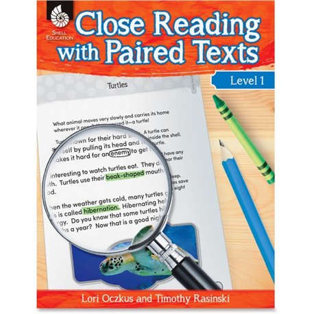 Shell Education Education Close Reading Level 1 Guide Printed Book by Lori Oczkus, M.A, Timothy Rasinski, Ph.D. - 128 Pages - Sh