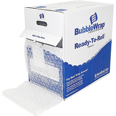 Sealed Air Bubble Wrap Multi-purpose Material - 12" Width x 100 ft Length - 312.5 mil Thickness - 1 Wrap(s) - Lightweight, Perfo