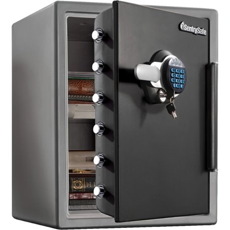 Sentry Safe Digital Fire/Water Safe - 2 ft� - Digital, Programmable, Dual Key Lock - 4 Live-locking Bolt(s) - Fire Proof, Water 