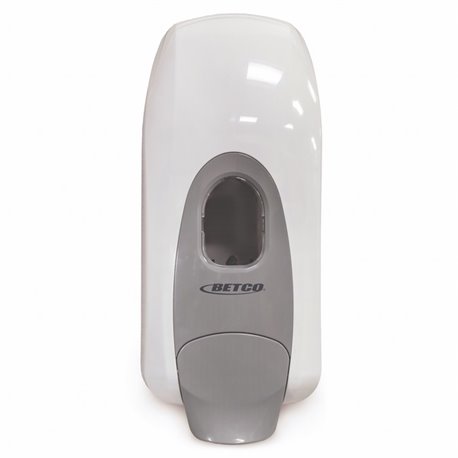 Betco Clario Manual Skin Care Foam Dispenser - Manual - 1.06 quart Capacity - Hygienic, Refillable, Site Window, Durable - White