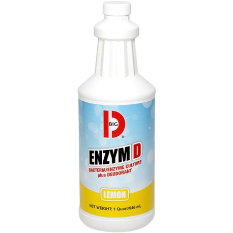 Big D Enzym D Bacteria/Enzyme Culture Deodorant - 32 fl oz (1 quart) - Citrus Scent - 1 Each - Deodorant, Enzyme-free, Odor Neut