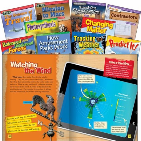 Shell Education Exploring STEM Grade 3 10-Book Set Printed Book - Grade 2-3 - English