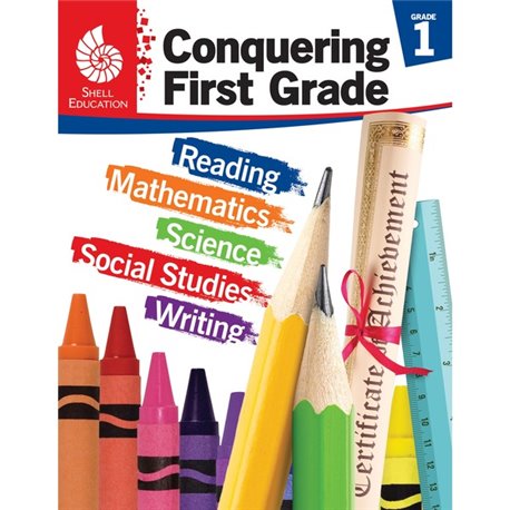 Shell Education Conquering Home/Classwork Book Set Printed Book - Book - Grade 1 - Multilingual