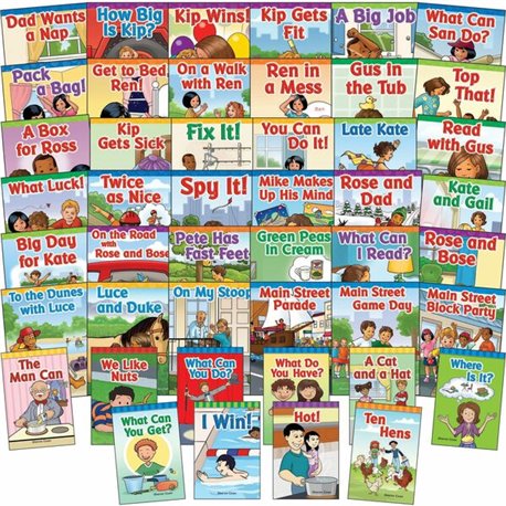 Shell Education Phonics Book Set Printed Book - Grade K