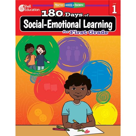 Shell Education 180 Days of Social-Emotional Learning for Kindergarten Printed Book by Kris Hinrichsen, Kayse Hinrichsen - 208 P