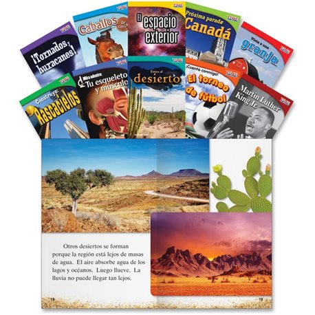 Shell Education TFK 2nd-grade Spanish 10-Book Set 2 Printed Book - Book - Grade 2 - Spanish