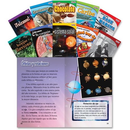 Shell Education TFK 2nd-grade Spanish 10-Book Set 3 Printed Book - Book - Grade 2 - Spanish