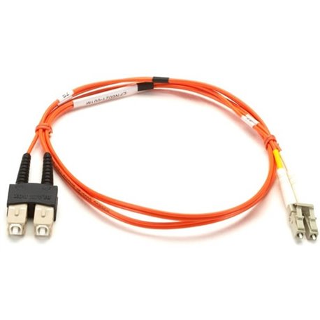 Black Box Fiber Optic Duplex Patch Network Cable - LC Male - SC Male - 9.84ft
