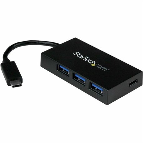 StarTech.com USB C Hub &acirc&euro" 4 Port USB-C to USB-A (3x) and USB-C (1x) &acirc&euro" Bus Powered USB Hub &acirc&euro" USB 
