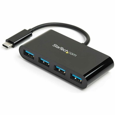 StarTech.com USB C Hub - 4 Port USB C to USB-A (4x) - Bus Powered USB Hub - USB Type C to USB Hub - USB-C to USB - USB 3.0 Type 