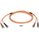 Black Box Fiber Optic Duplex Patch Cable - ST Male - ST Male - 3.28ft