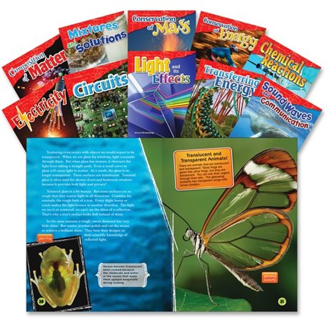 Shell Education Let's Explore Physical Science Grades 4-5 Book Set Printed Book - Shell Educational Publishing Publication - Boo