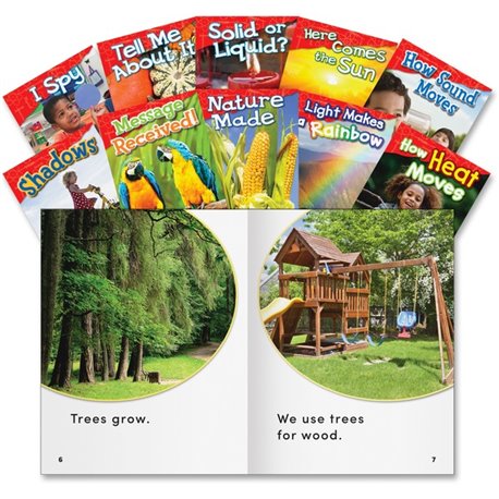 Shell Education Let's Explore Physical Science Grades K-1 Book Set Printed Book - Shell Educational Publishing Publication - Boo