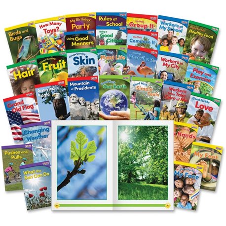 Shell Education Education TIME For Kids Kindergarten Text Set Printed Book - Shell Educational Publishing Publication - Book - G