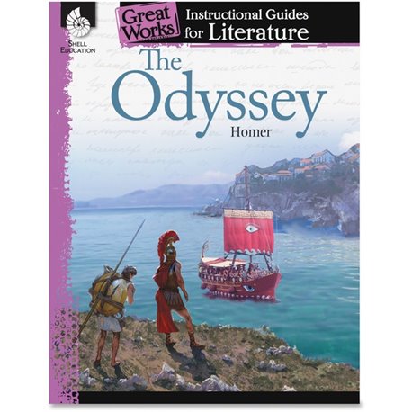 Shell Education The Odyssey An Instructional Guide Printed Book by Homer - 72 Pages - Shell Educational Publishing Publication -