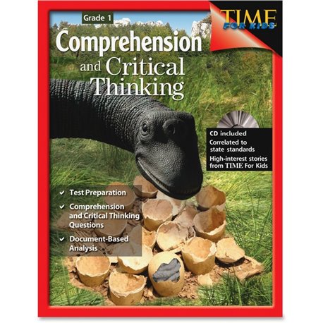 Shell Education Grade 1 Comprehension/Critical Thinking Book Printed/Electronic Book - 112 Pages - Shell Educational Publishing 