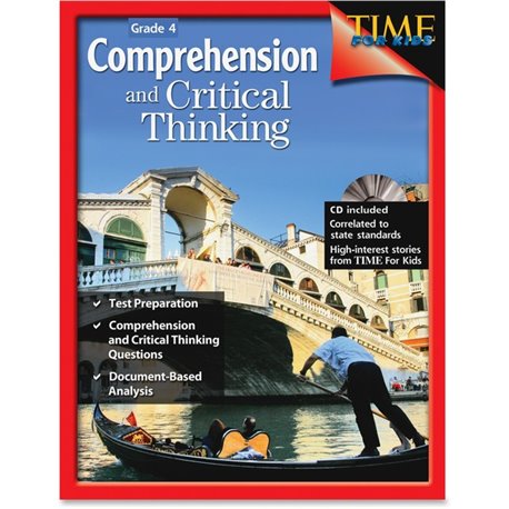 Shell Education Grade 4 Comprehension/Critical Thinking Book Printed/Electronic Book by Greathouse Lisa. - 112 Pages - Shell Edu