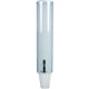 San Jamar Pull-type Water Cup Dispenser - 16" Tube - 3.39" Cup Rim Diameter - Pull Dispensing - Paper Cups Supported - Surface M