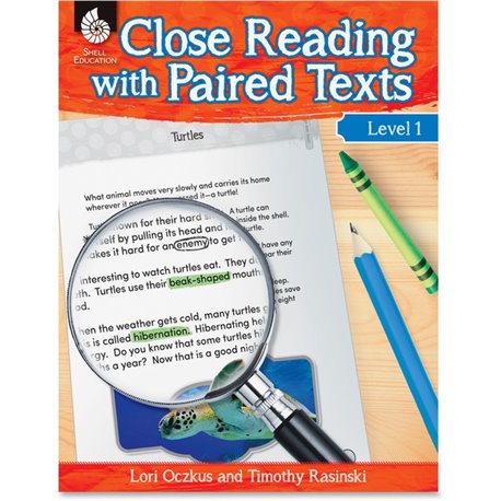 Shell Education Education Close Reading Level 1 Guide Printed Book by Lori Oczkus, M.A, Timothy Rasinski, Ph.D. - 128 Pages - Sh