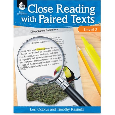 Shell Education Education Close Reading Level 2 Guide Printed Book by Lori Oczkus, M.A, Timothy Rasinski, Ph.D. - 128 Pages - Sh