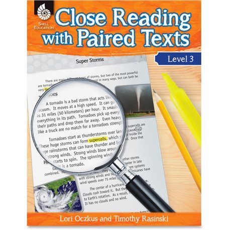 Shell Education Education Close Reading Level 3 Guide Printed Book by Lori Oczkus, M.A, Timothy Rasinski, Ph.D. - 128 Pages - Sh