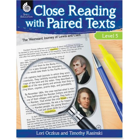 Shell Education Education Close Reading Level 5 Guide Printed Book by Lori Oczkus, M.A, Timothy Rasinski, Ph.D. - 128 Pages - Sh