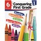 Shell Education Conquering First Grade Printed Book - 168 Pages - Book - Grade 1