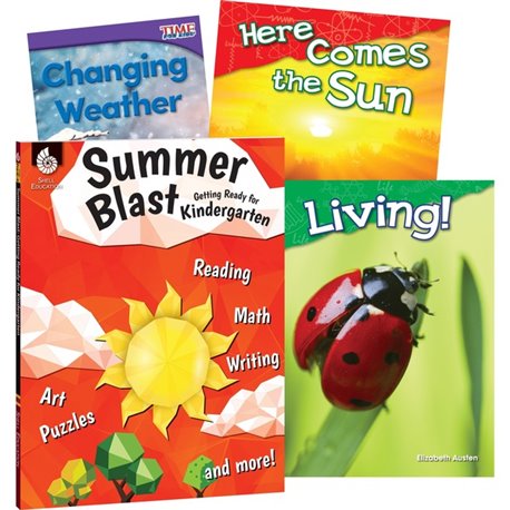 Shell Education Learn-At-Home Summer Science Set Printed Book by Jodene Smith - 188 Pages - Book - Grade Pre K-K - Multilingual