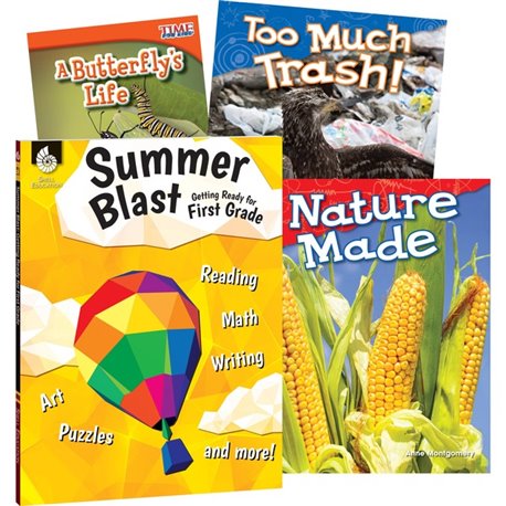 Shell Education Learn-At-Home Summer Science Set Printed Book by Jodene Smith - 196 Pages - Book - Grade K-1 - Multilingual