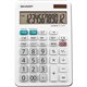 Sharp EL-334WB 12 Digit Professional Large Desktop Calculator with Kick Stand Display - Large Display, Durable, Plastic Key, Dua