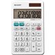 Sharp EL-377WB 10 Digit Professional Handheld Calculator - Extra Large Display, Durable, Plastic Key, Dual Power, 4-Key Memory, 