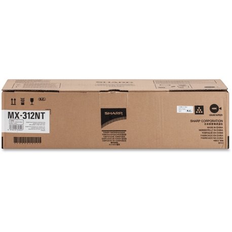 Sharp MX-312NT Original Toner Cartridge - Laser - 25000 Pages - Black - 1 Each