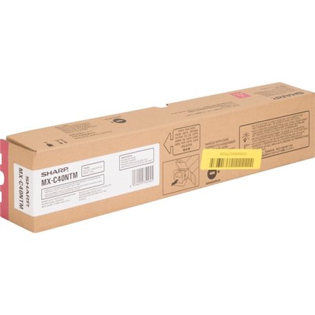 Sharp MX-C40NTM Original Toner Cartridge - Laser - 10000 Pages - Magenta - 1 Pack