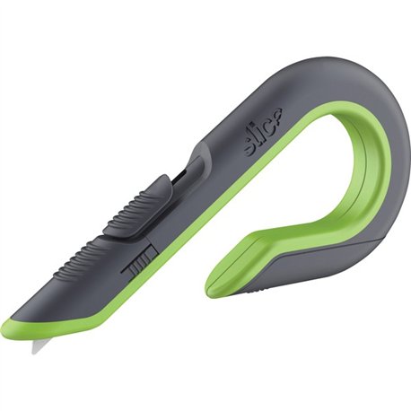 Slice Auto Retract Box Cutter - Ceramic Blade - Retractable, Non-sparking, Non-conductive, Ambidextrous, Ergonomic Design, J-hoo