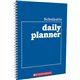 Scholastic Daily Planner - Academic - Daily, Weekly, Yearly - 8 1/2" x 11" White Sheet - Blue CoverClass Schedule - 1 Each