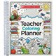 Scholastic Doodle Teaching Planner - Academic - Multi - 11.1" Height x 9.9" Width - 1 Each