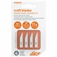 Slice Ceramic Craft Knife Cutting Blades - 1.30" Length - Non-conductive, Non-magnetic, Rust Resistant, Non-sparking - Zirconium
