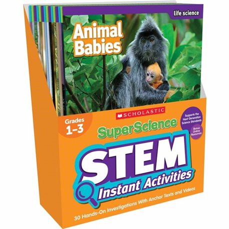 Scholastic SuperScience STEM Instant Activities Printed Book - Grade 1-3