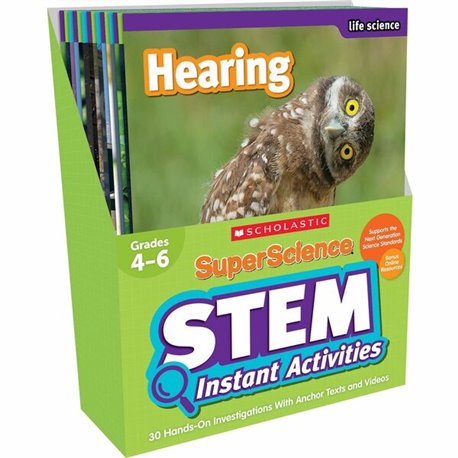 Scholastic SuperScience STEM Instant Activities Printed Book - Grade 4-6