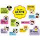 Scholastic K - 5 Active Listening Board Set - Skill Learning: Listening, Communication - 1 Set