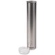 San Jamar Stainless Steel Water Cup Dispenser - 16" Tube - Pull Dispensing - Stainless Steel - Stainless Steel - 1 Each