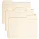 Smead SuperTab 1/3 Tab Cut Letter Recycled Top Tab File Folder - 8 1/2" x 11" - 3/4" Expansion - Top Tab Location - Assorted Pos
